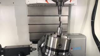 5 Axis Machining Blade  CAMWorks [upl. by Hendrick]