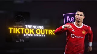 Trending Tiktok Watermark Outro Tutorial I After Effects [upl. by Enyak]