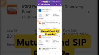 PhonePe mutual fund SIP mutualfund sip sipinvestment sbi Contra foun sipreturns monthlysip [upl. by Nevile]