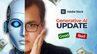 🤔Good or Bad Adobe Stock Generative AI update For Contributor Earning  Graphinir [upl. by Aeiram]