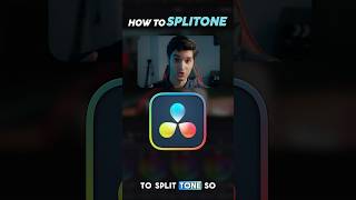 How to SPLIT TONE in Davinci Resolve 😮‍💨🧑‍💻🤝 davinciresolve [upl. by Allecram]