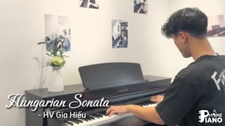 Cover Hungarian Sonata  HV Gia Hiếu  Piano Home Lê Văn Thiêm [upl. by Nyad336]