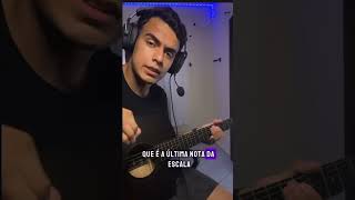 ESCALA MENOR HARMÔNICA musica auladeviolao shorts [upl. by Ydoj]