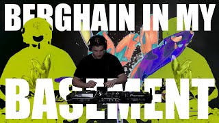 BERGHAIN IN MY BASEMENT  2H AV TechnoHard Techno Set [upl. by Gnourt124]