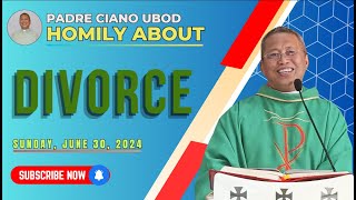 Fr Ciano Homily about DIVORCE  6302024 [upl. by Llirret]