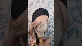 Hand Sewing A Kokoshnik French Hood Gothic Headdress shorts sewing [upl. by Maddi]