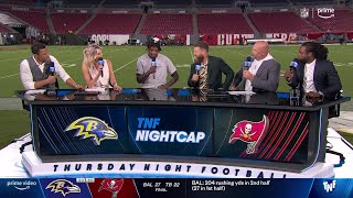 Post Game Interview With Lamar Jackson  TNF Nightcap [upl. by Nywnorb]