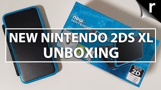 New Nintendo 2DS XL unboxing and handson [upl. by Leiram]