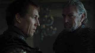 Robb Stark Edmure Tully the Blackfish Game of Thrones S3 DeletedExtended Scene [upl. by Therron]