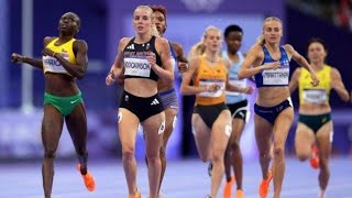 Keely Hodgkinson Wins 800m Womens Final amp Wins Gold Medal For Great Britain At Paris Olympics ari [upl. by Shannon]