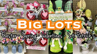 2022 BIG LOTS DECOR COLLECTIONS • Easter Valentines Day Spring amp St Patrick’s Day SHOP WITH ME [upl. by Lirbaj70]