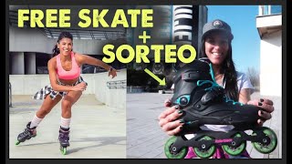 FREE SKATE con TULIA HUNT por BUENOS AIRES  SORTEO 😱 [upl. by Gerdeen]