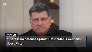 There is no defense against Hezbollahs weapons Scott Ritter [upl. by Tnayrb]