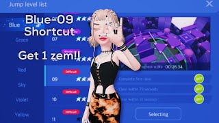 Blue09 SHORTCUT  GET ZEM  JumpMaster ZEPETO [upl. by Ymmac]