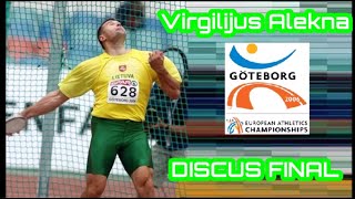 Virgilijus Alekna Lithuania DISCUS FINAL 20060812 European Championships Göteborg [upl. by Sammer407]