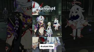 Arataki Itto Story Quest in 1 min  Genshin Impact shorts short genshinimpact genshin [upl. by Odnam]