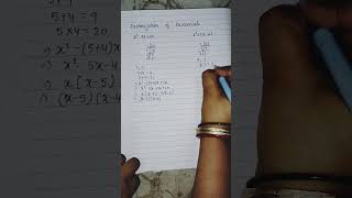 Factorization of trinomialsगुणनखंडFactorization by groupingdidacticsofmaths maths [upl. by Hubert]