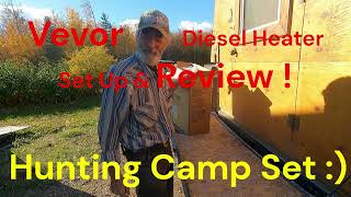 VEVOR Diesel Heater quotReviewquot DIY For Moose Camp amp Setup Properly In The Shop S3E90 [upl. by Einolem]