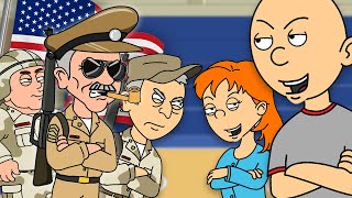 Classic Caillou And Rosie Misbehave On Veterans DayGrounded [upl. by Yahsan712]