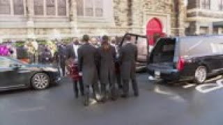 Cicely Tysons funeral brings mourners to Harlem [upl. by Karyn]