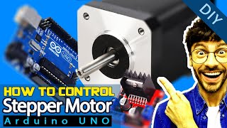 Control Position and Speed of Stepper motor with L298N module using Arduino  testing stepper motor [upl. by Latreese286]