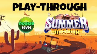 ROOKIE PLAYTHROUGH  Summer Major 2021  Wiseacre Ranch  Golf Clash Tips [upl. by Amero161]