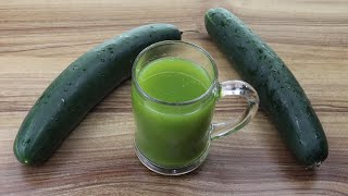 Cleanse Juice To Lose Belly Fat Detox Liver And Support Gut Health  Cucumber Juice Recipe [upl. by Massiw]