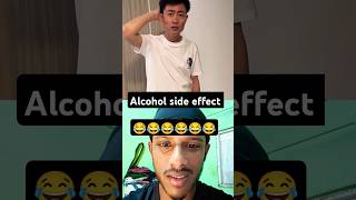 Daru Peene Ka side effect 😂 Alcohol lovers ytshorts funny [upl. by Grew908]