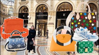 Milan LOUIS VUITTON Luxury Shopping Vlog 🇮🇹 FULL STORE TOUR → Louis Vuitton Milano Galleria [upl. by Nuawed]