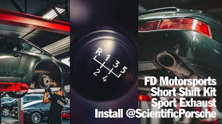 Installing FD Motorsports Short Shift Kit  FD Sport Exhaust [upl. by Pozzy]