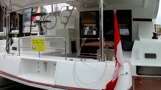 2017 Lagoon 42 Outside Tour Including Engine Compartment and Major Hatches [upl. by Eart505]