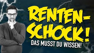 Renten SCHOCK 😳 DAS MUSS JETZT JEDER WISSEN [upl. by Mode]