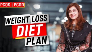 PCOS Diet Plan for Weight Loss  Dr Maryam Raana Gynaecologist [upl. by Shel]