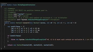 Unity Tip Vector3 is also an Array [upl. by Treborsemaj]