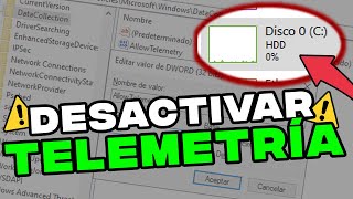 Como desactivar telemetría Windows 10 y mejorar el rendimiento de la pc 2024 [upl. by Carina]