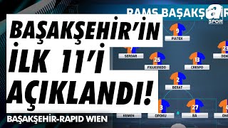 Başakşehirin Rapid Wien Karşısındaki İlk 11i Belli Oldu  A Spor  Spor Gündemi  02102024 [upl. by Martreb]