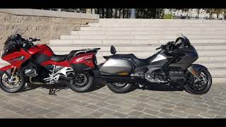 BMW R1250RT 2019 et Honda Goldwing 2018  capacités des bagages [upl. by Zingale346]