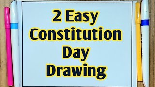 National Constitution Day Drawing Samvidhan Divas Drawing National Law Day Poster [upl. by Marthena209]