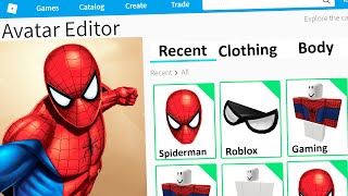 MAKING SPIDERMAN a ROBLOX ACCOUNT [upl. by Earla794]