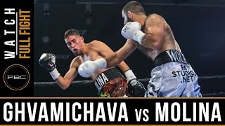 Ghvamichava vs Molina FULL FIGHT April 25 2017  PBC on FS1 [upl. by Noramac161]