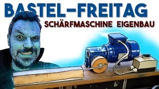 Schleifmaschine Eigenbau Messer Schleiflokomotive für DMT Diaflat Diamant Schleifsteine [upl. by Pepper294]