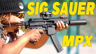 The NEW Sig Sauer MPX K First Shots  The BEST 9mm PCC [upl. by Atter]