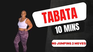 Get FIT in 10 MINUTES with NO JUMPING Tabata [upl. by Levon]