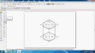 Isometric projection of a cylinder [upl. by Nodarb]