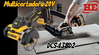 Multi cortadora 3 pulgadas Dewalt DCS438D2 [upl. by Gratiana]