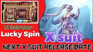 UC redemption Lucky Spin Event explained amp New X suit release date PUBG mobile [upl. by Correna845]