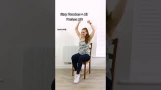 Exercise You Can Do While Sitting by SharonasHill sharonashill  Chair Work Out shorts [upl. by Sleinad29]