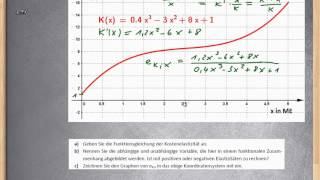 Elastizität berechnen  Elastizitätsfunktion aufstellen ★ Kostenelastizität Teil 1 [upl. by Kalila395]