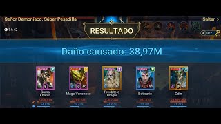 RAID SHADOW LEGENDS Clan Boss CB UNM VOID BLOCK DAMAGE COMP ODIN [upl. by Nerw]