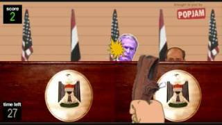 Bush Dodges Shoes Thrown by Iraqi Journalist The game [upl. by Aicirtap]